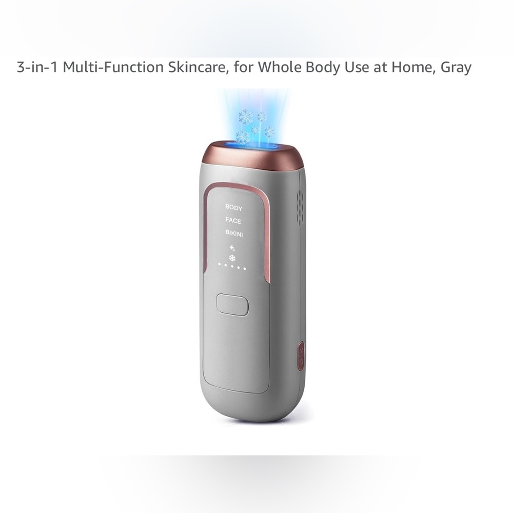 Ice Cooling Hair Removal 3-in-1 Multi-function Skincare, for Whole Body Use